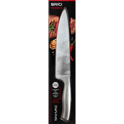 Brio Metallica Cutit Full Inox Chef 20cm 104359