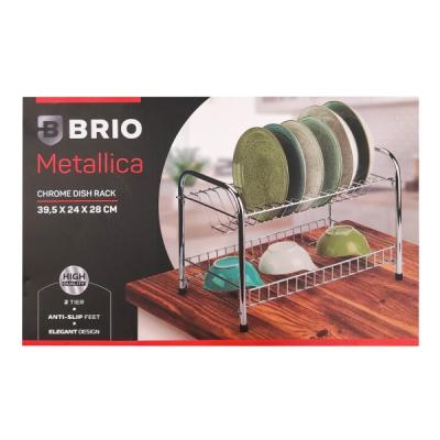 BRIO METALLICA Scurgator vase Cromat 2 nivele 40.5x24x28cm 105905