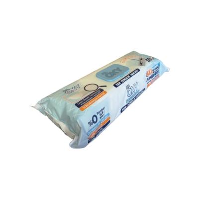 OXY Lavete umede 4XL pentru pardoseli EASY CLEAN 50Buc/set Otet Alb/Bicarbonat