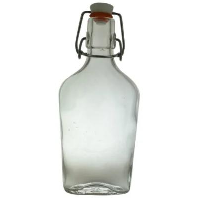 Sticla Decorativa In Forma De Plosca 200ml cu dop din cauciuc (Tip 1)