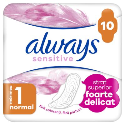 Always Absorbante Sensitive Super Soft 10Buc/Set