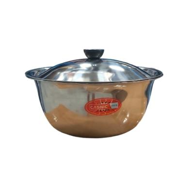 Castron Inox 26Cm cu Capac Casnic