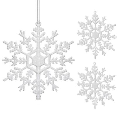 Decoratiune Craciun fulg de zapada pentru brad 11cm SD00369