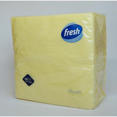 Fresh Servetele Masa 1 Straturi 60Buc/Set 33X33cm Pastel Mix