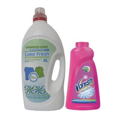 Pachet Curatenie Harnicuta Detergent Lichid Color 6L+ Vanish Solutie Indepartare Pete 1L Color Oxi Action
