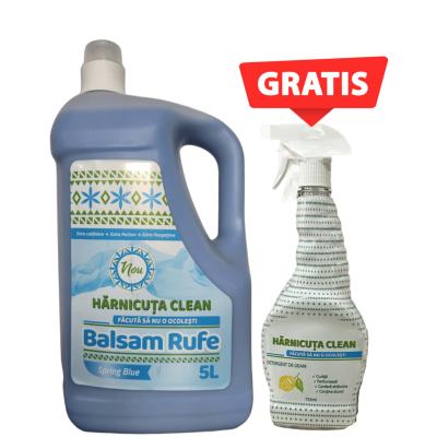 Pachet Curatenie Harnicuta Balsam Concentrat 5L Spring+ CADOU Harnicuta Detergent Geamuri 750ml