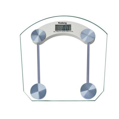 Cantar Electronic, 150 kg, Afisaj LCD, Pornire/Oprire Automata, Sticla Transparenta