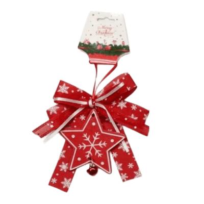 Decoratiune Craciun Fundita Brad Lemn+ Textil 10cmSD00139