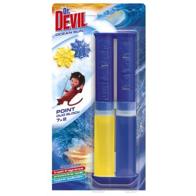 Dr Devil Odorizant Wc Seringa 7x2 Duo Block 65g Ocean Sun