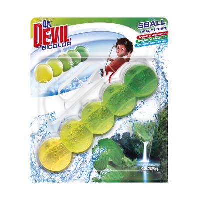 Dr Devil Odorizant Wc 5 Bile BiCOLOR 35g Natur Fresh