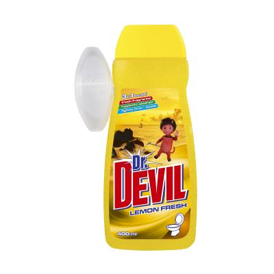 DR Devil Odorizant Wc Gel 3in1 + Cosulet Reumplere 400ml Lemon Fresh