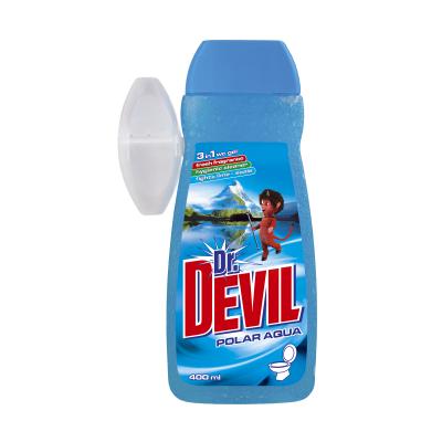DR Devil Odorizant Wc Gel 3in1 + Cosulet Reumplere 400ml Polar Aqua