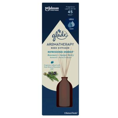Glade Odorizant cu Betisoare 80ml Aromatherapy Refreshing Energy/Rozmarin &amp;Ienupar