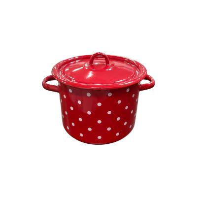 Oala Emailata cu Capac Emailat 22Cm 4.5L