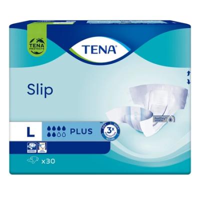 Tena Slip Plus Scutece pentru incontinenta adulti, marime L, 30 buc/Set