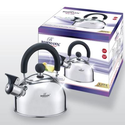 Bohmann Ceainic Inox cu Fluier 2L BHL 098