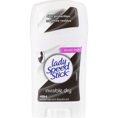 Lady Speed Stick Deodorant Antiperspirant Solid 40G Invisible Dry