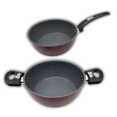 Vanora Home Set Gatit Antiaderent 2 piese Cratita 2 x 2.1L cu coada si manere