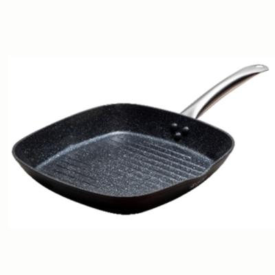 Brio METALLICA Tigaie Grill Antiaderent Aluminiu Forjat Profesionala 28cm 104811
