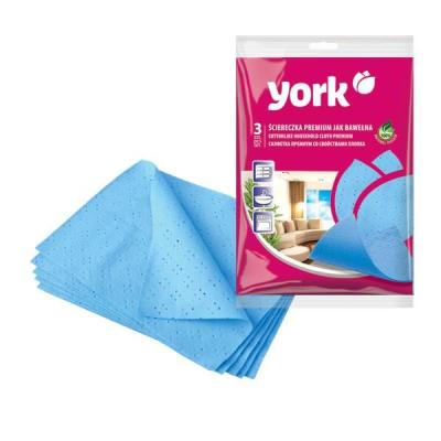 York Laveta Bumbac Universala 35x50cm 3Buc/set