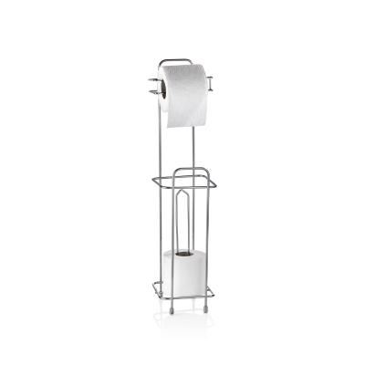 Suport hartie igienica cu picior cromat 56cm