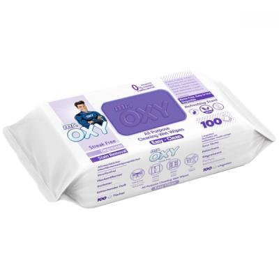 OXY Servetele Umede Multisuprafete 100buc/set Easy Clean Otet Alb/Bicarbonat/Lavanda