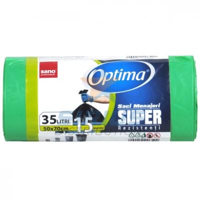 Sano Optima Saci Menaj 35L 15Buc/Set Verde