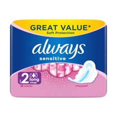 Always Absorbante Sensitive Ultra Long 12buc/set