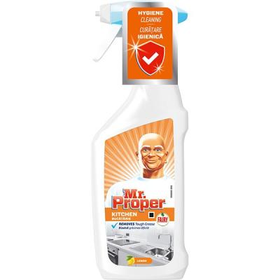 Mr Proper Detergent Universal 750Ml Lemon pentru curatarea suprafetelor din bucatarie