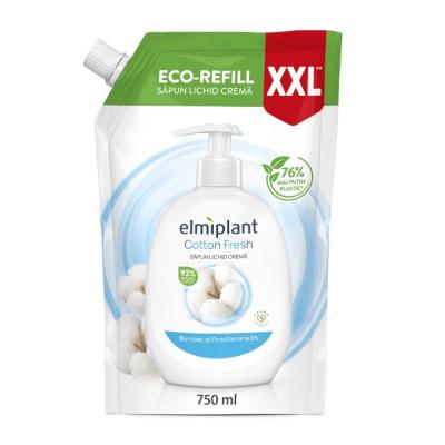 Elmiplant Sapun Lichid Rezerva 750ml Bumbac Si Provitamina B5