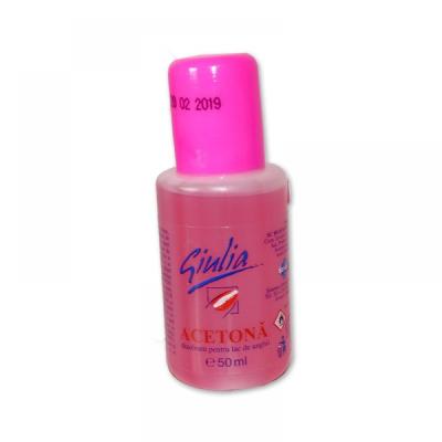 Giulia Acetona Dizolvant parfumat pentru lac de unghii 50 ml