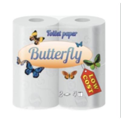 Zebra BUTERFLY Hartie Igienica 2 Straturi 4buc/set