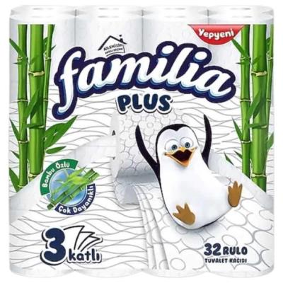 FAMILIA Hartie Igienica Parfumata 3 Straturi 32Buc/Set Bambu White Plus