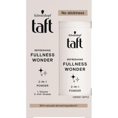 Taft Pudra Fixativa  2in1 Fullness Wonder pentru extra volum si reimprospatare instanta 10g
