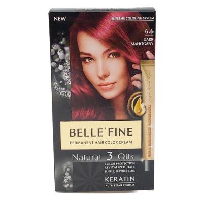 Belle`Fine Vopsea Par Crema 50ml 6.6 Mahon Inchis