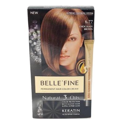 Belle`Fine Vopsea Par Crema 50ml 6.77 Maro Ciocolata