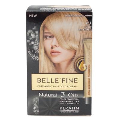 Belle`Fine Vopsea Par Crema 50ml 8.1 Blond Cenusiu Deschis