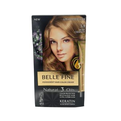Belle`Fine Vopsea Par Crema 50ml 5.4 Castaniu Deschis