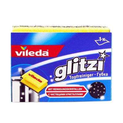 Vileda Burete Vase Canelat Glitzi Crystal pentru murdarie persistenta