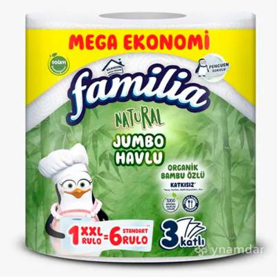 Familia Monorola Prosop Bucatarie 3 straturi 480Foi JUMBO Bamboo