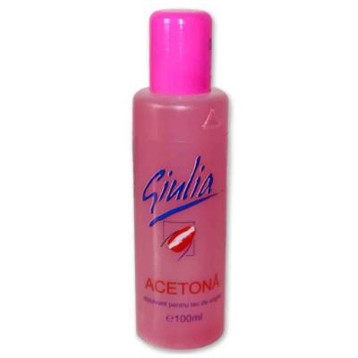 Giulia Acetona Dizolvant parfumat pentru lac de unghii 100 ml