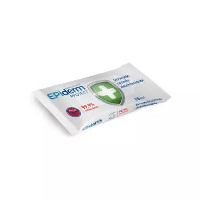Epiderm Servetele Umede Dezinfectante 15 Buc/Set