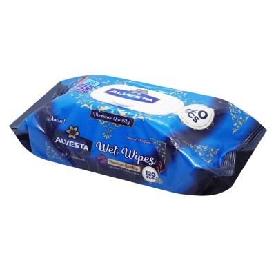 Alvesta Servetele Umede Baby 120Buc/Set BLUE