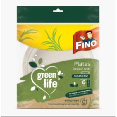 Fino Farfurie Biodegradabila 23cm Green Life 6buc/Set