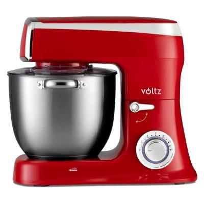 Voltz Robot Mixer Planetar 2100W, 7.5L Cupa inox, 6 viteze, 3 agitatoare, framantare 2 kg de faina, Rosu V51115A
