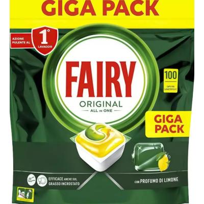 Fairy Detergent masina de spalat vase 100Buc/Set Lemon Original