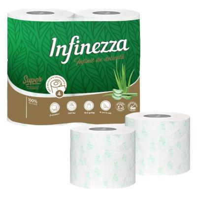 Infinezza Hartie Igienica Parfumata 3 Straturi 4Buc/Set Aloe Vera