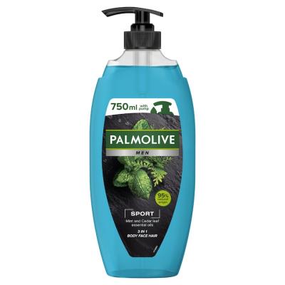 Palmolive Gel Dus 3in1 Men Pump 750Ml Sport cu Menta