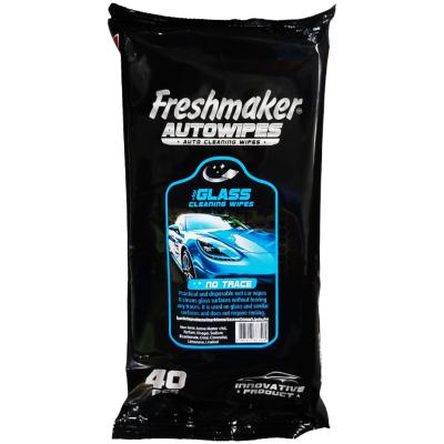 FRESHMAKER Servetele umede AUTO pentru curatare Parbriz 40buc/set