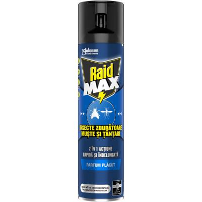 Raid Spray Max 400ml Zburatoare Muste si Tantari